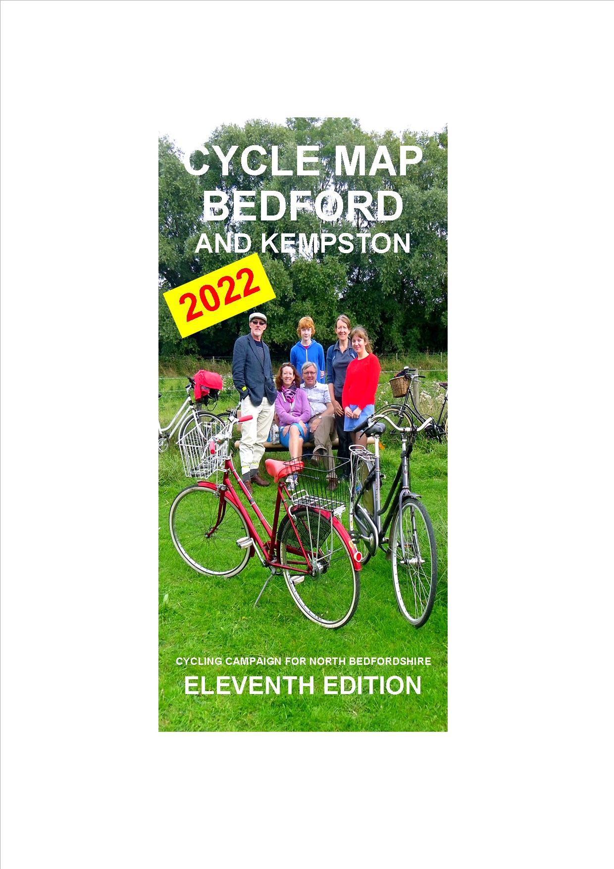 Bedford and Kempston Cycle Map